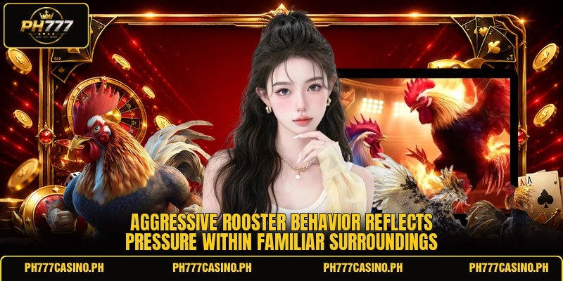 Aggressive rooster behavior reflects pressure within familiar surroundings Aggressive rooster behavior reflects pressure within familiar surroundings