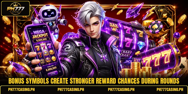 Bonus symbols create stronger reward chances during rounds Bonus symbols create stronger reward chances during rounds
