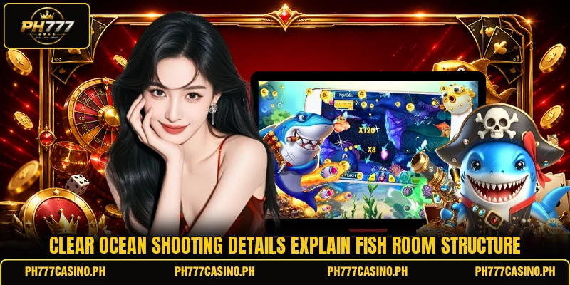 Clear ocean shooting details explain Fish room structure Clear ocean shooting details explain Fish room structure