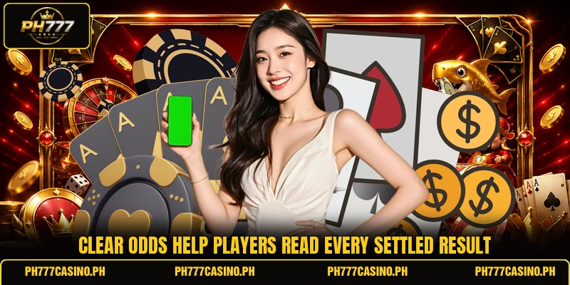 Clear odds help players read every settled result Clear odds help players read every settled result
