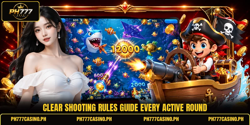 Clear shooting rules guide every active round Clear shooting rules guide every active round