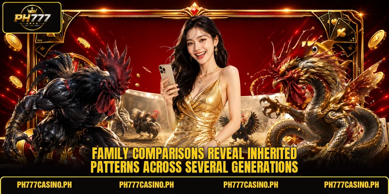 Family comparisons reveal inherited patterns across several generations Family comparisons reveal inherited patterns across several generations