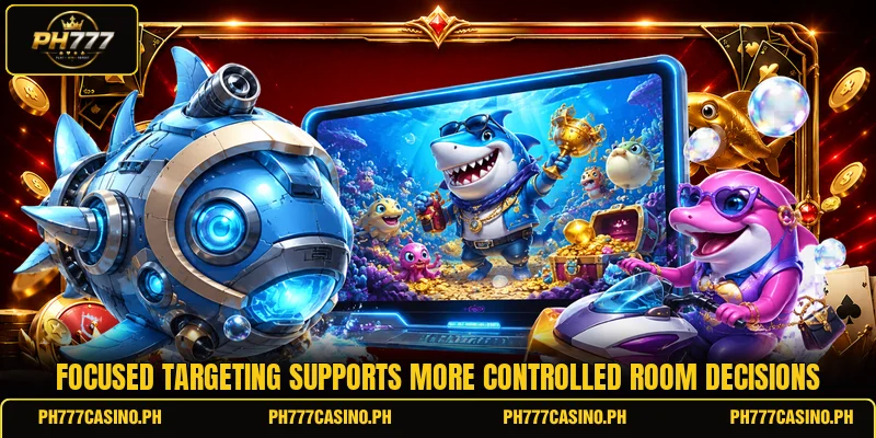 Focused targeting supports more controlled room decisions Focused targeting supports more controlled room decisions