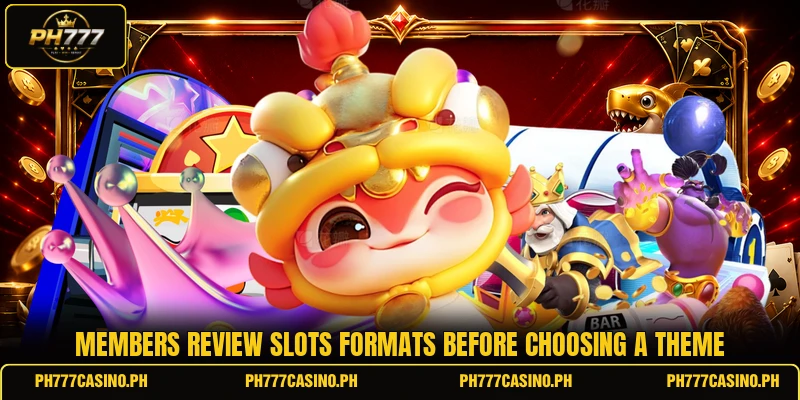 Members review slots formats before choosing a theme Members review slots formats before choosing a theme