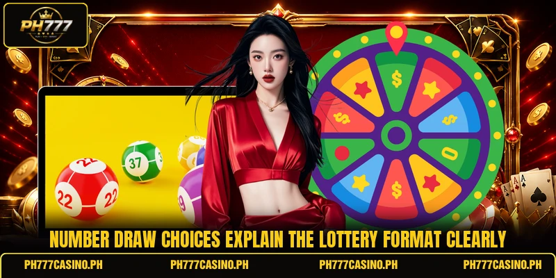 Number draw choices explain the lottery format clearly Number draw choices explain the lottery format clearly