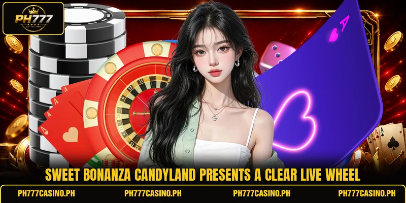 Sweet Bonanza CandyLand presents a clear live wheel Sweet Bonanza CandyLand presents a clear live wheel