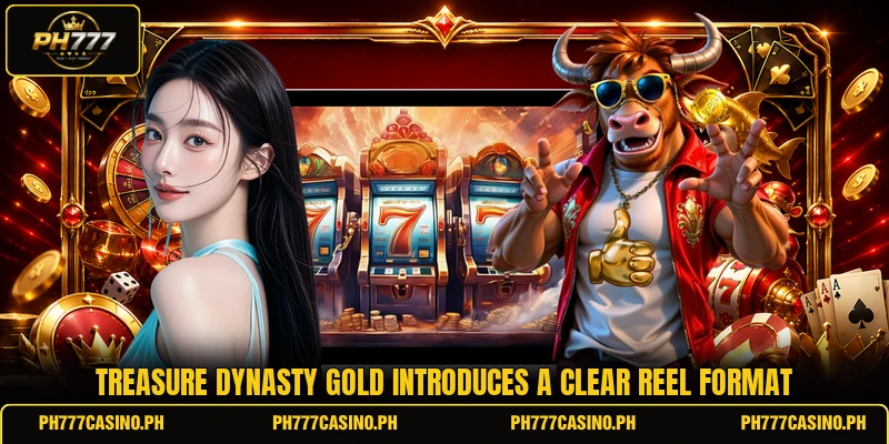 Treasure Dynasty Gold introduces a clear reel format Treasure Dynasty Gold introduces a clear reel format